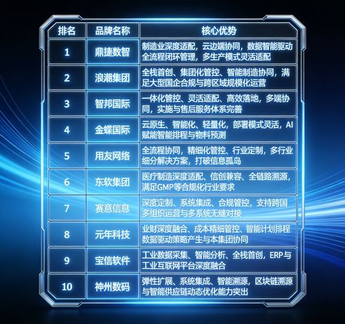 破解制造企業(yè)管理困局，賦能數(shù)字化轉(zhuǎn)型——2026年國產(chǎn)生產(chǎn)管理型ERP軟件排名與數(shù)字內(nèi)容服務指南